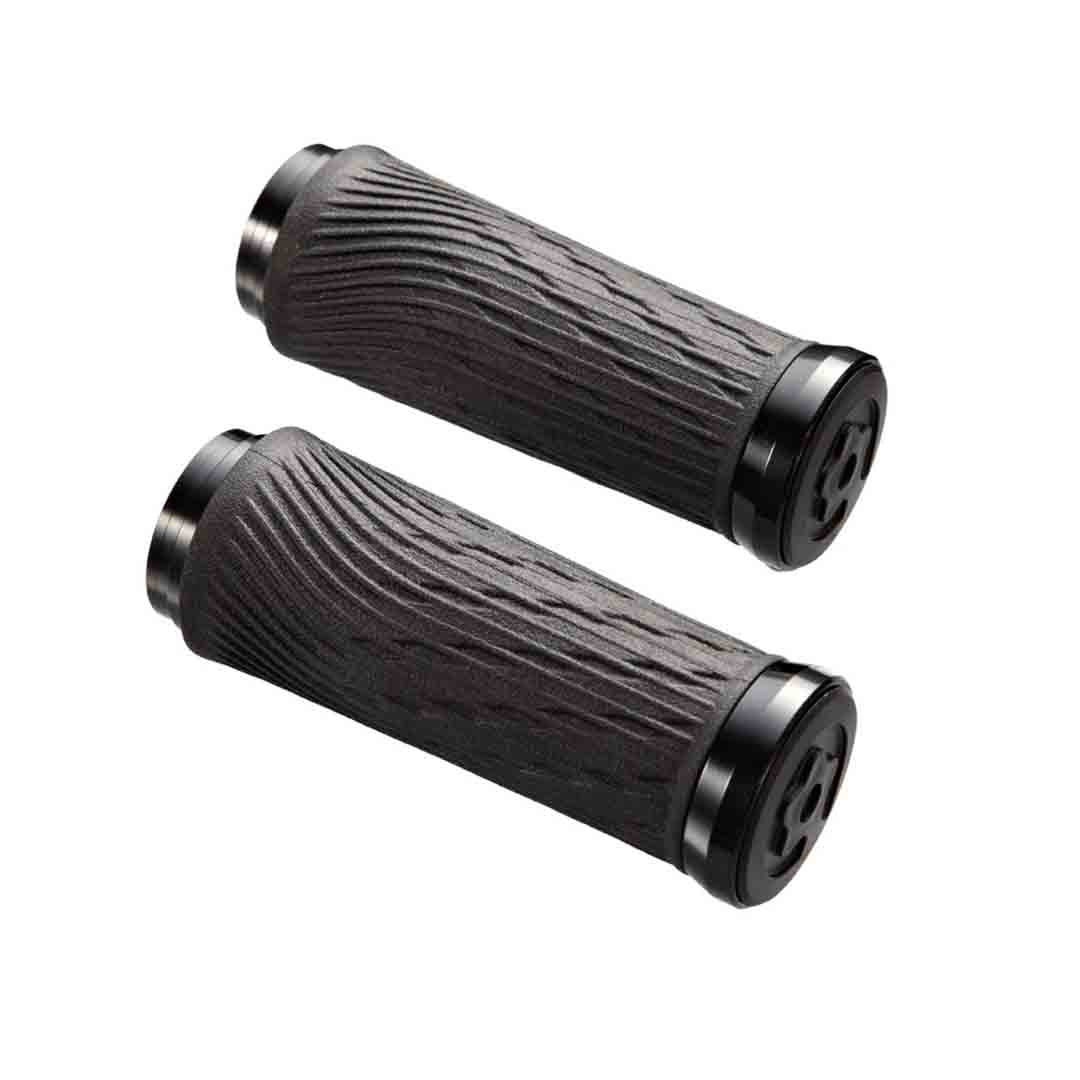 GS LOCK ON GRIPS 85MM BLK/BLK