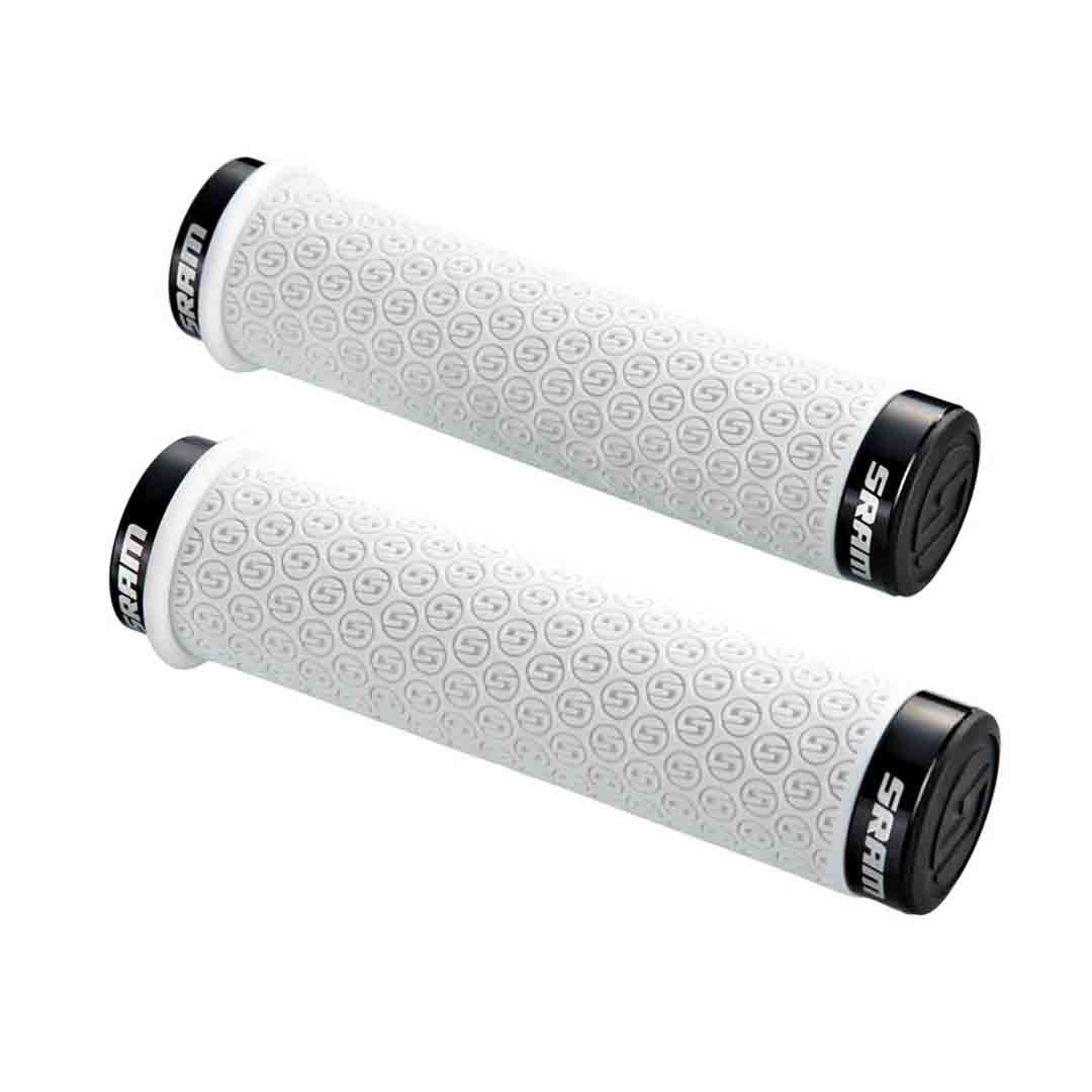 SRAM LOCK ON GRIPS WHITE DH