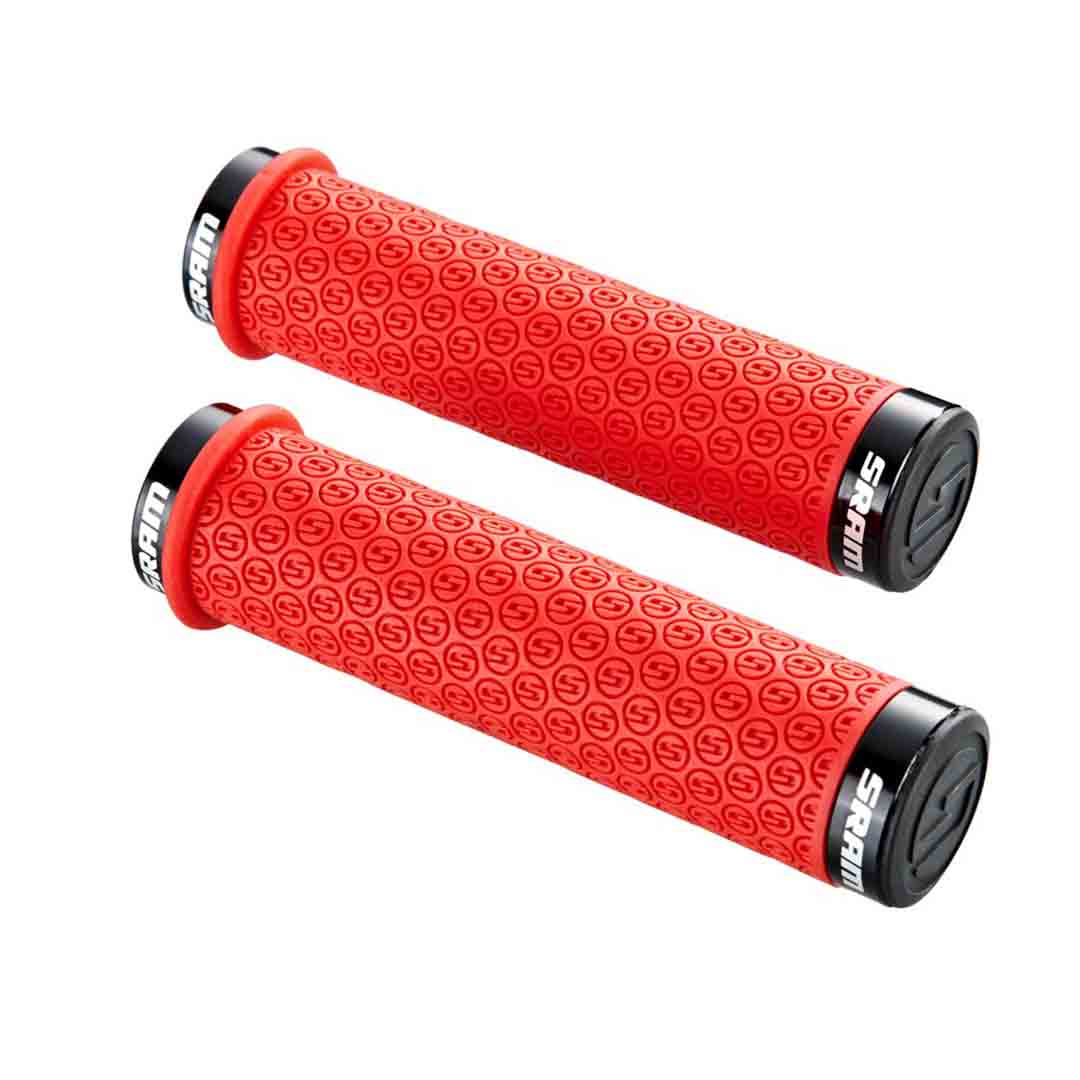 SRAM LOCK ON GRIPS RED DH