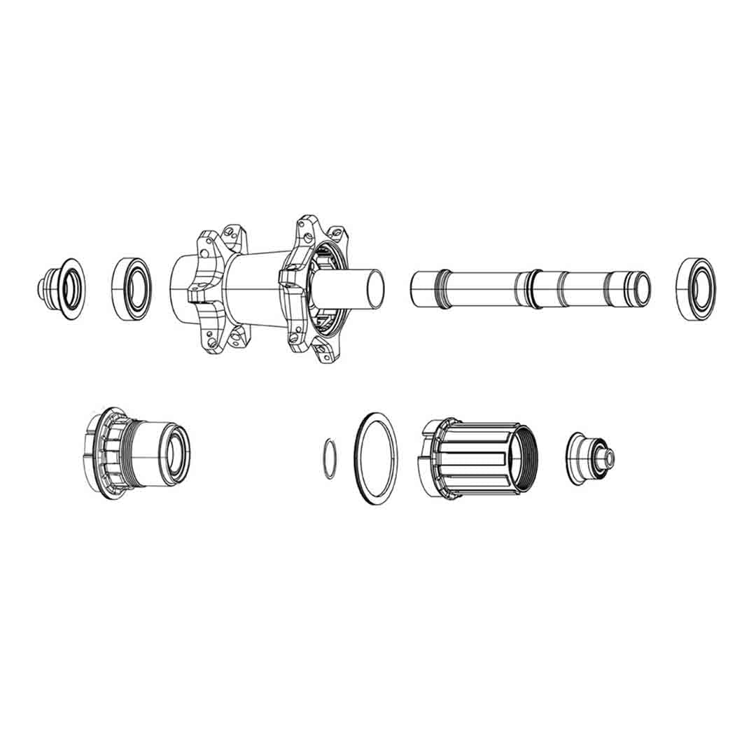 SVC KIT MTH-746B CS AXLE-ASSY