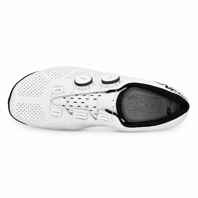 Bont Riot+ 24 Road Shoe (White, Standard Fit)